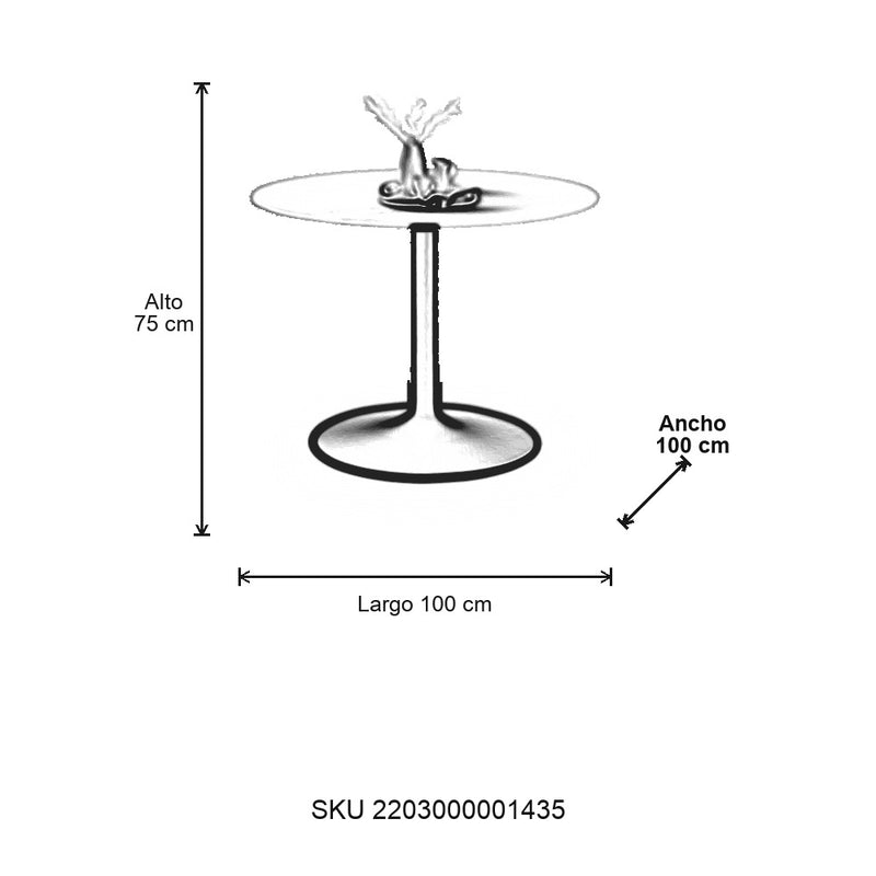 Plano - Mesa de Comedor Martini
