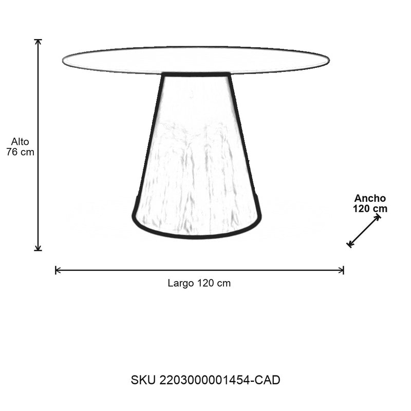 Plano - Mesa de Comedor Norad