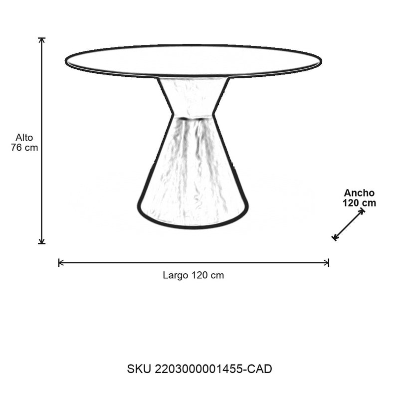 Plano - Mesa de Comedor Vera