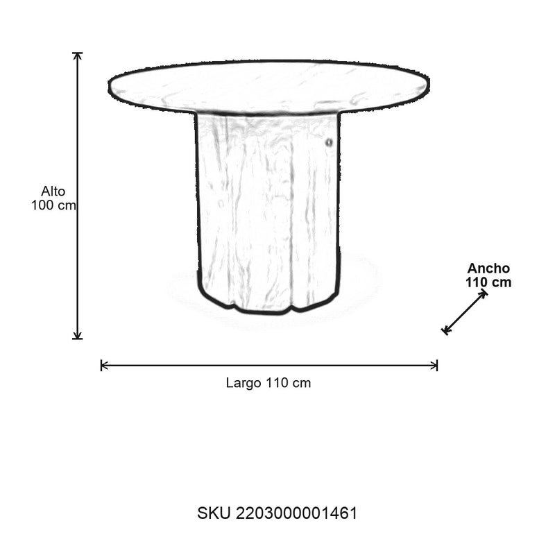 Plano - Mesa de Comedor Safed