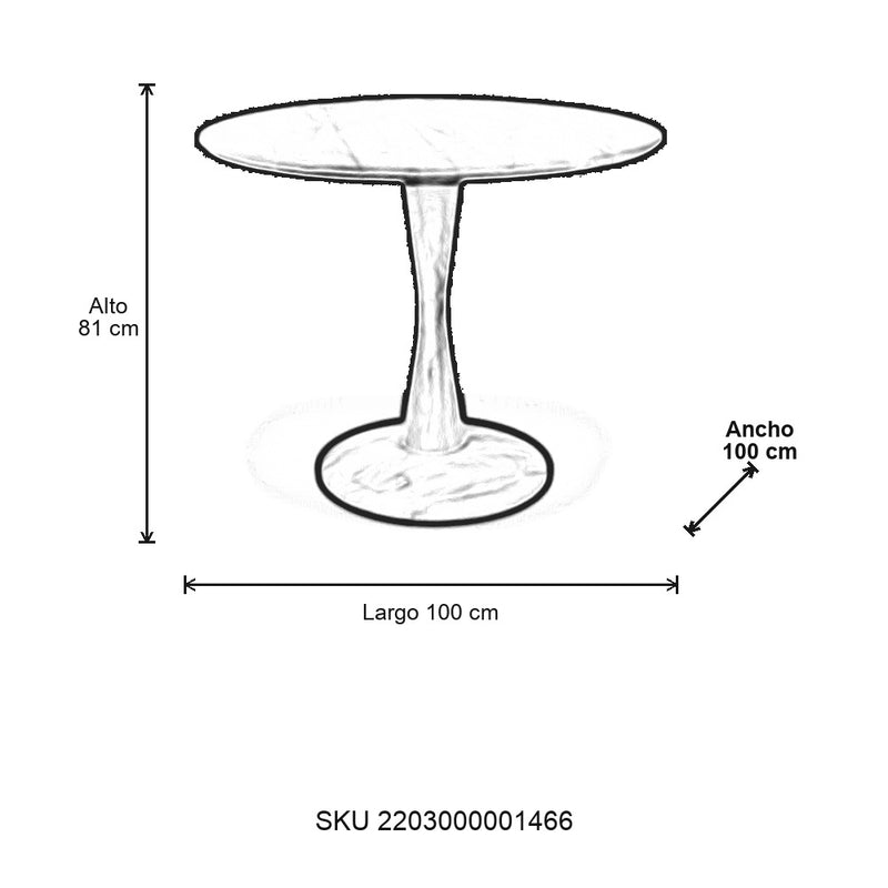 Plano - Mesa de Comedor Anaya