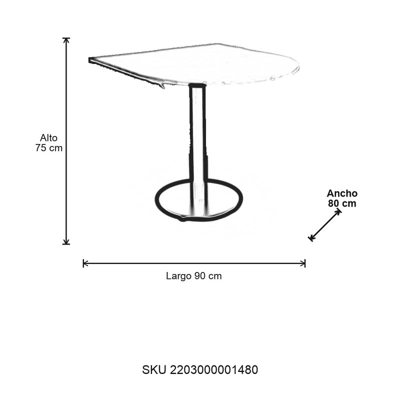 Plano - Mesa de Comedor Flakes