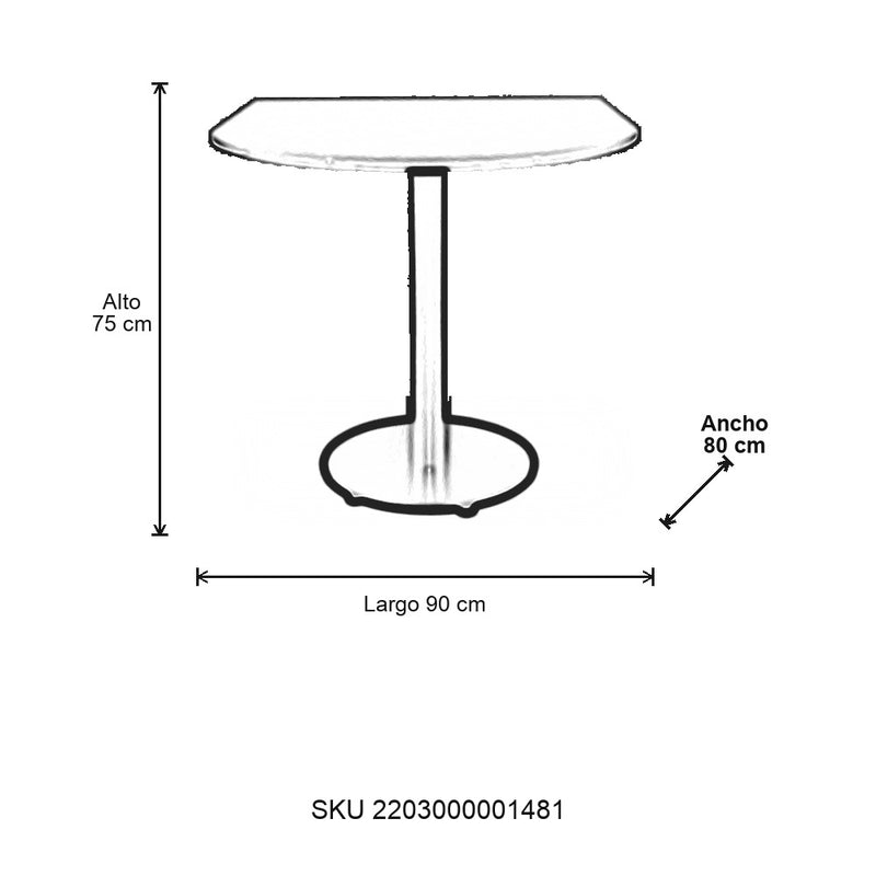 Plano - Mesa de Comedor Flakes