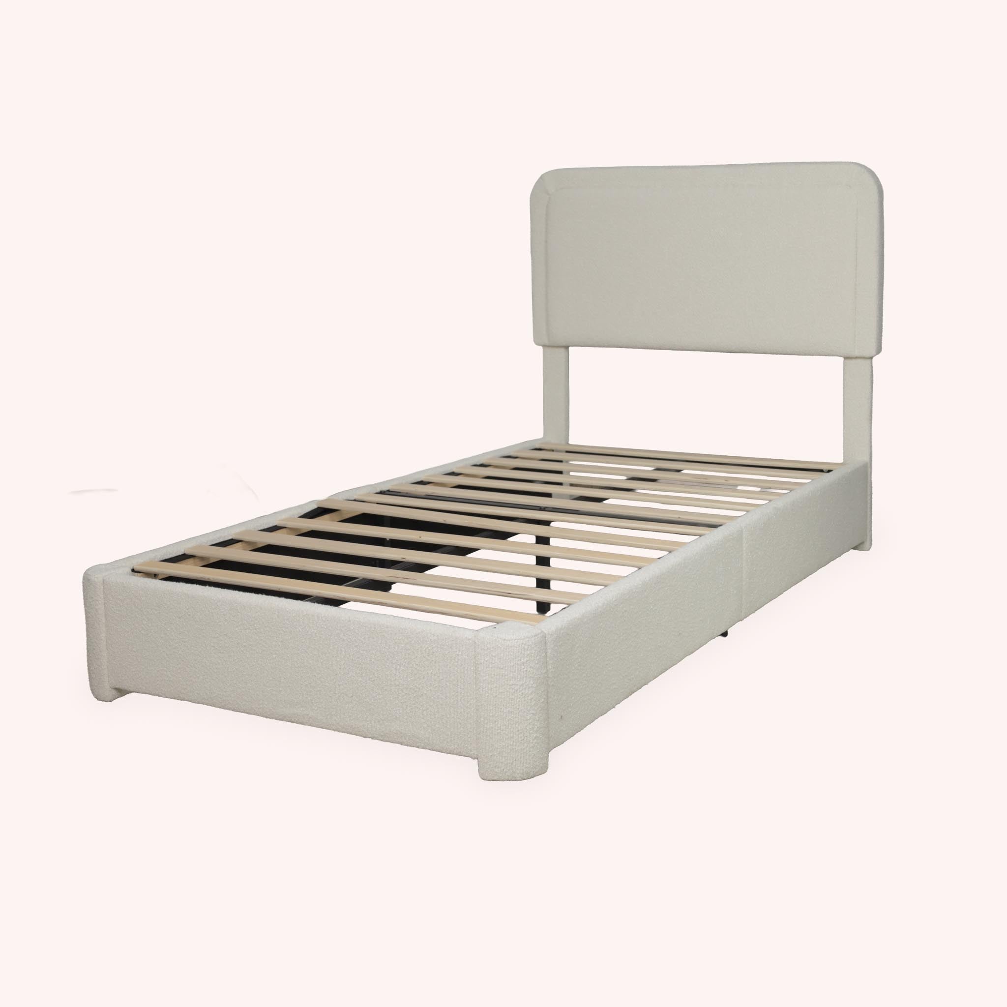 Cama Twin Bensu - CREMA