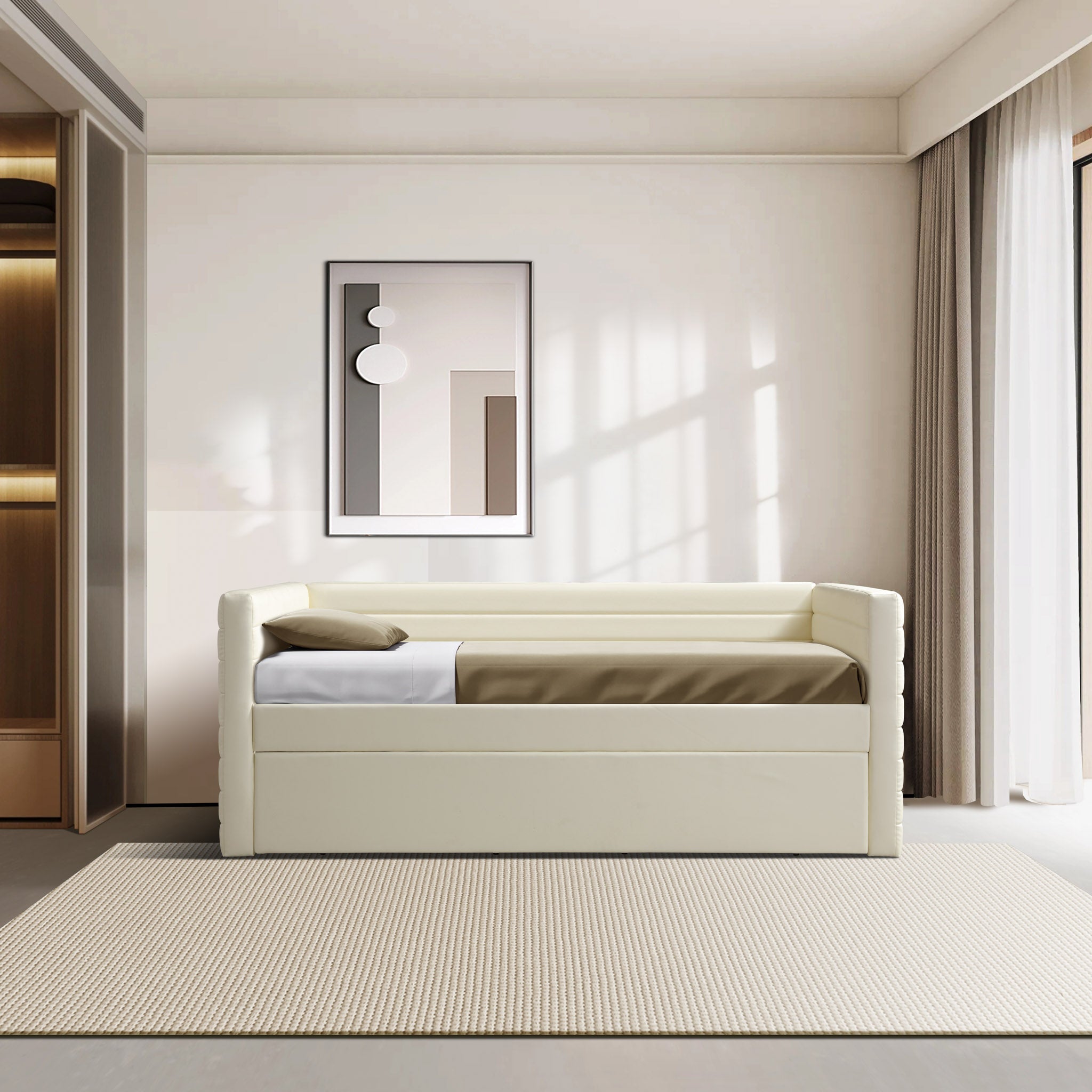 Cama Daybed Twin Patrick - OFF WHITE