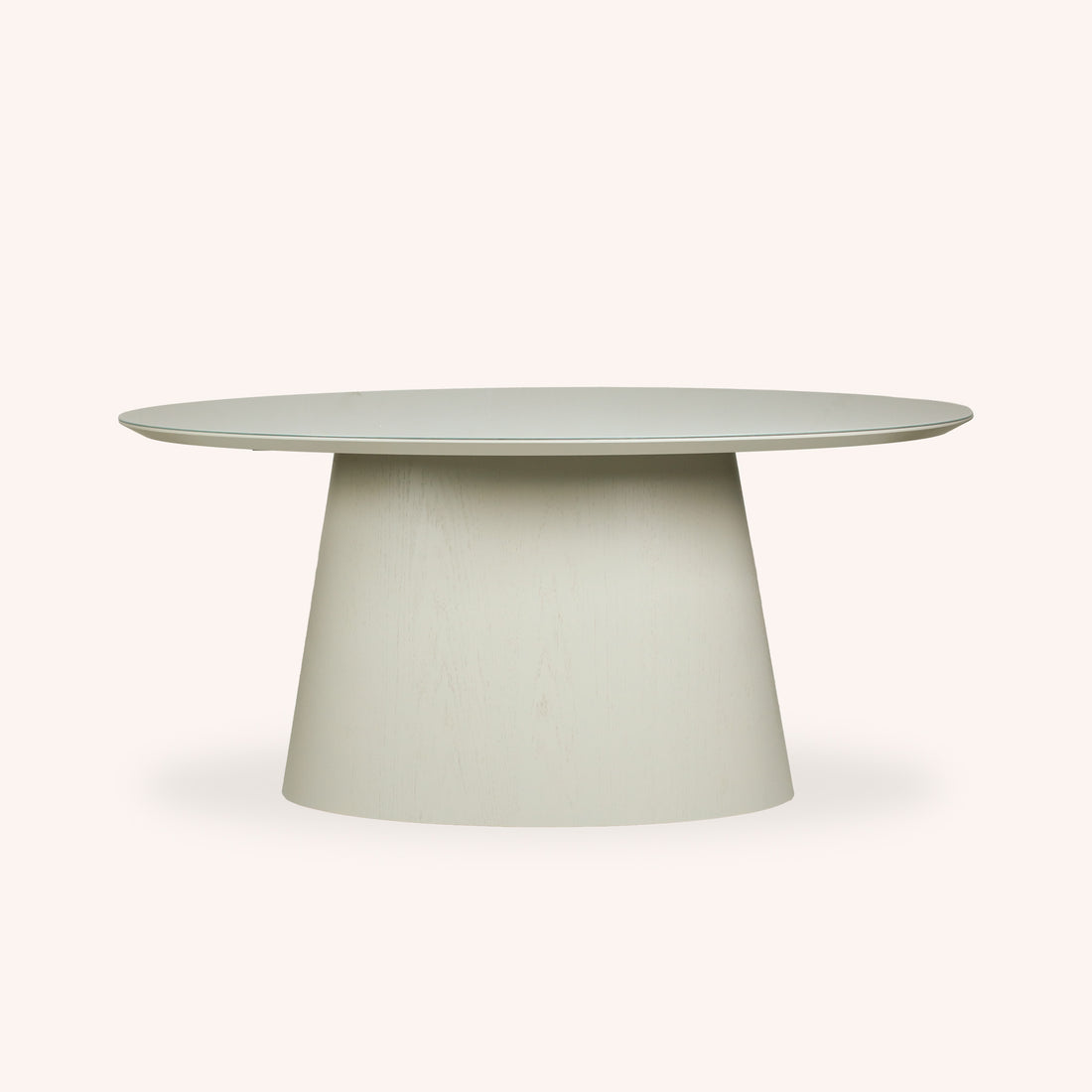 Mesa de Comedor Ovalada Verona - OFF WHITE