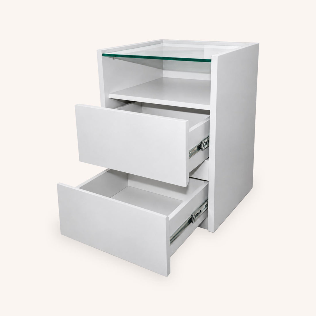 Mesa de Noche Flow - OFF WHITE