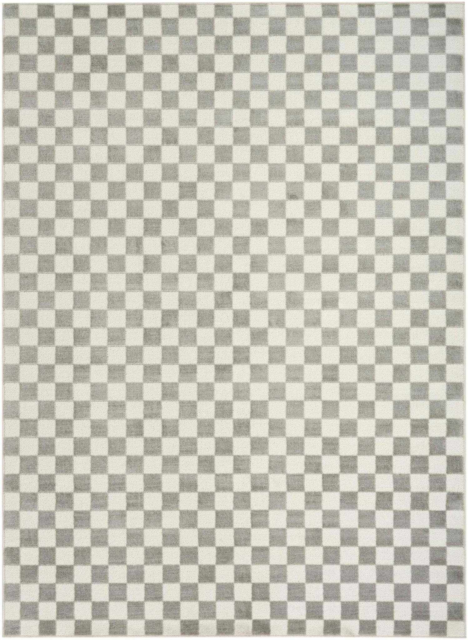 Alfombra Rectangular Check - GRIS