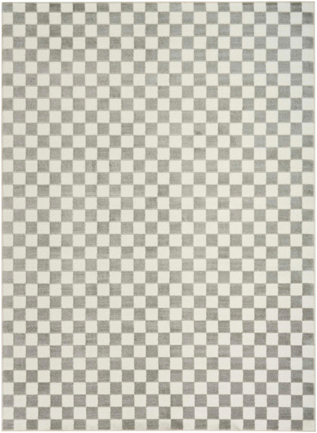 Alfombra Rectangular Check - GRIS