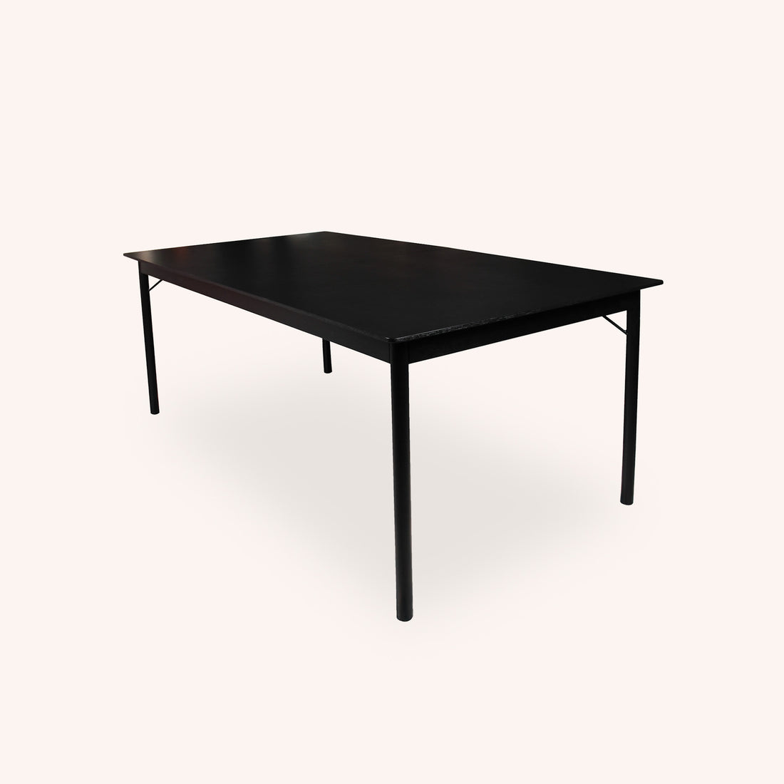 Mesa de Comedor Rectangular Savona - NEGRO - 1.8M