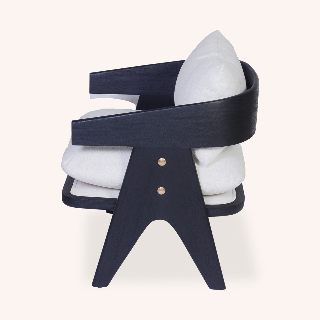 Poltrona Isoko - IVORY - Madera Negra