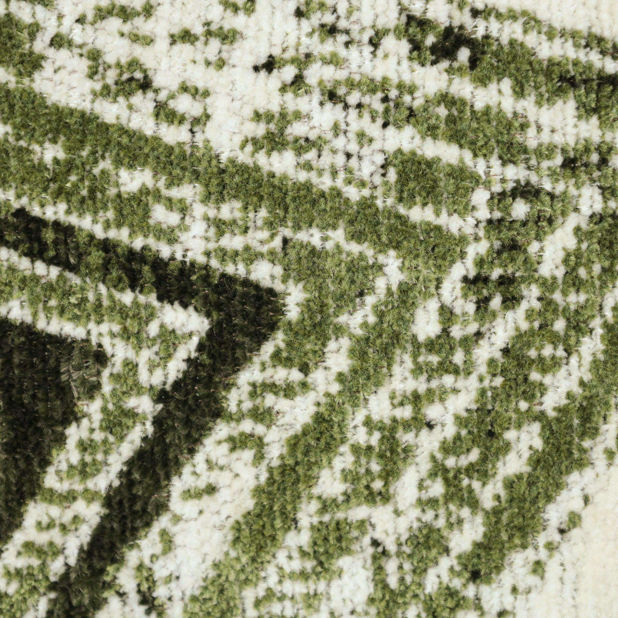 Cojín Rectangular Deondri - OFF WHITE Y VERDE