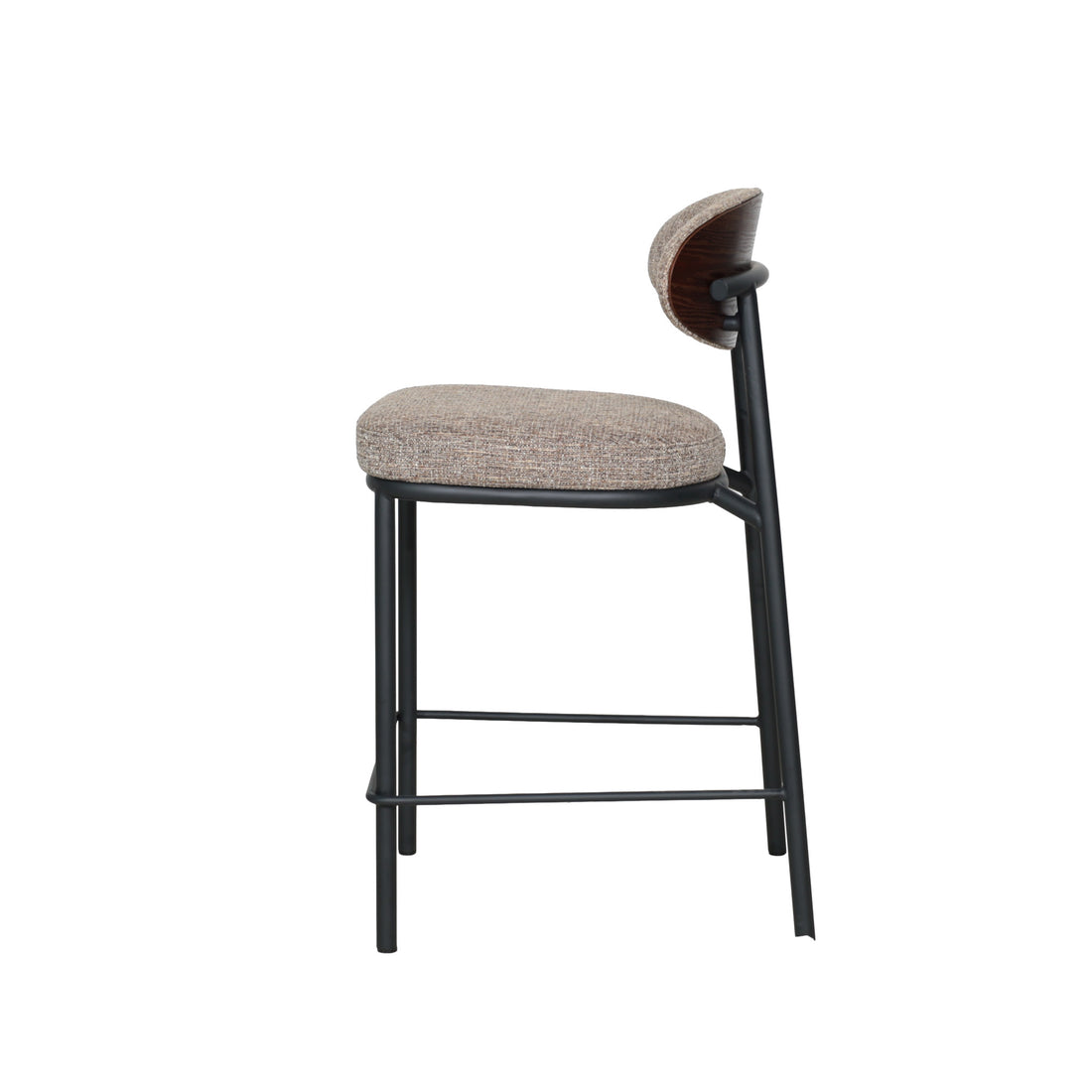 Silla de Bar Redding - BEIGE Y CHOCOLATE