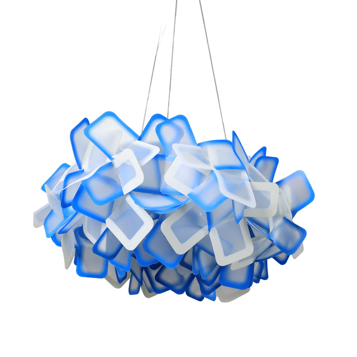 Lámpara de Techo Glasier - Azul y Blanco