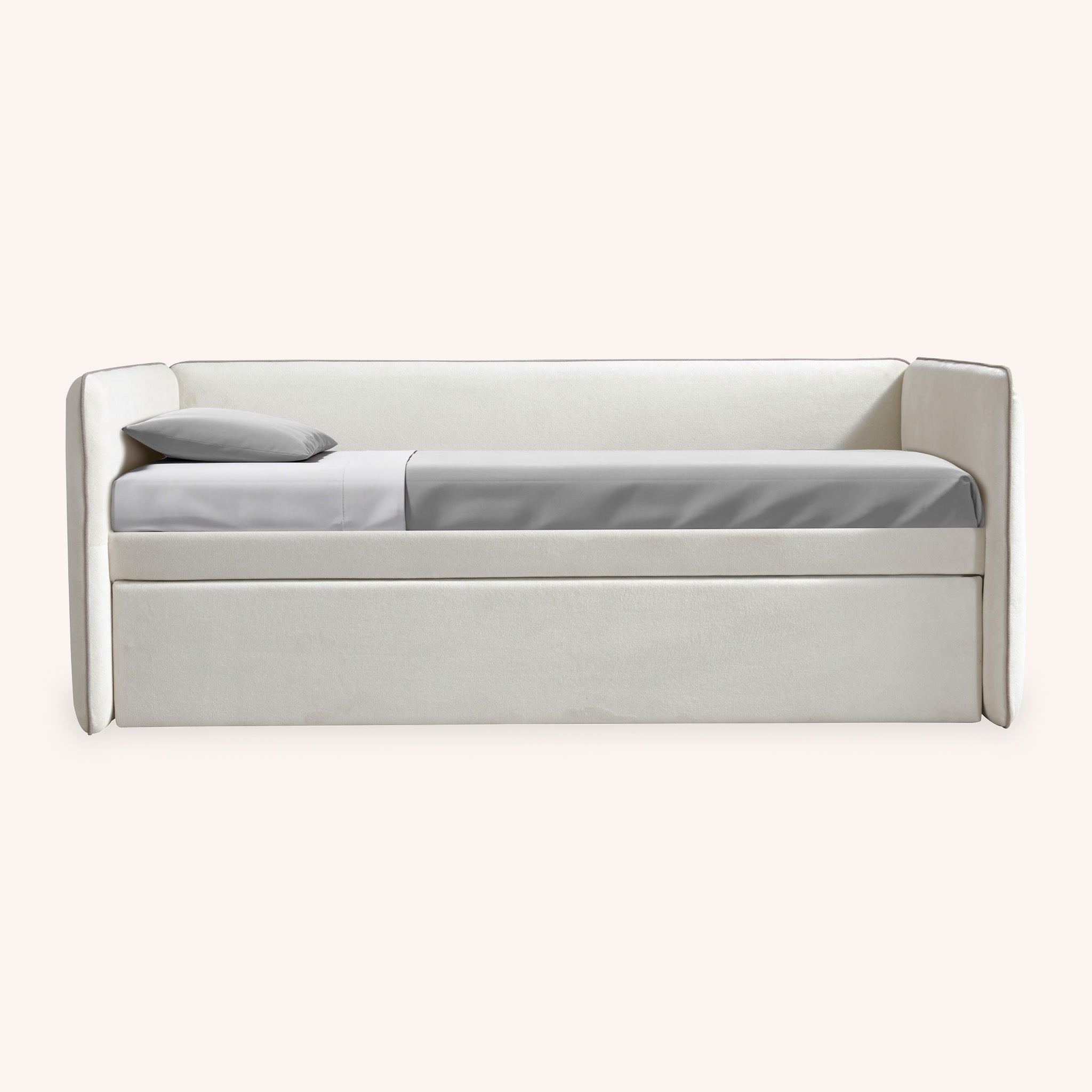 Cama Daybed Twin Andy - OFF WHITE Y GRIS