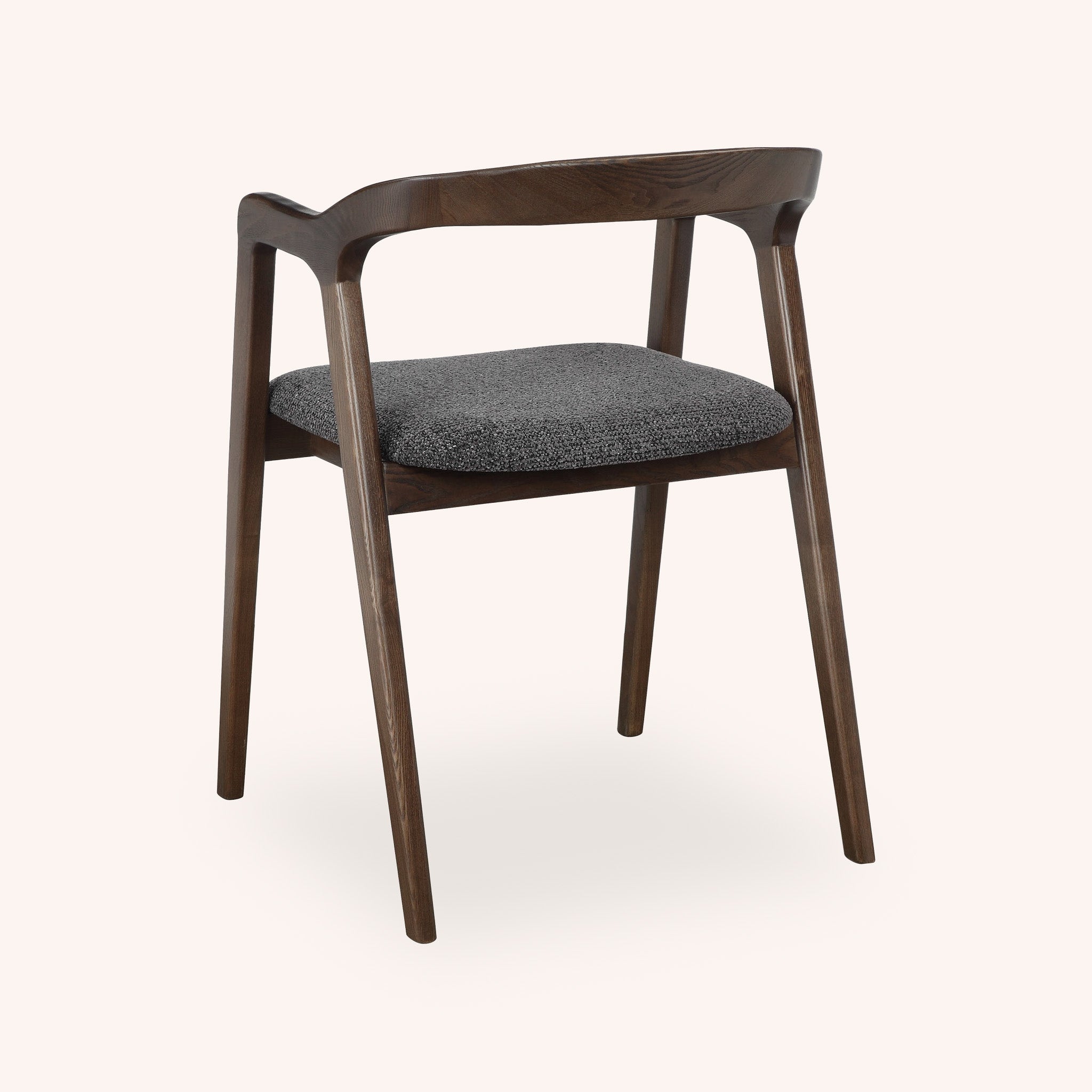 Silla de Comedor Pedro - GRIS Y CHOCOLATE