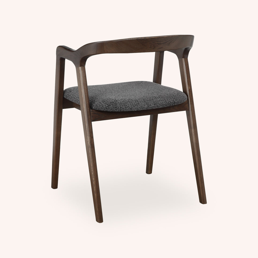 Silla de Comedor Pedro - GRIS Y CHOCOLATE
