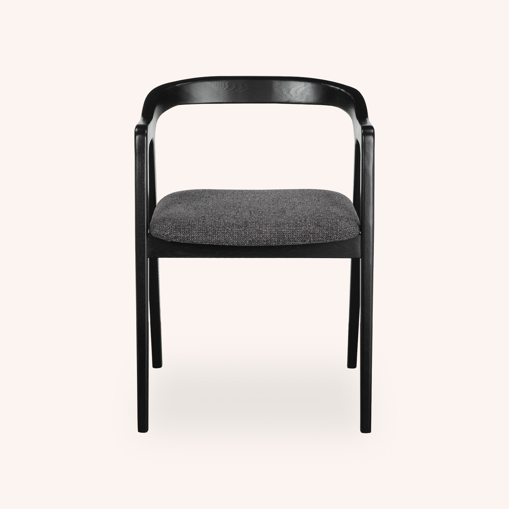 Silla de Comedor Pedro - GRIS Y NEGRO