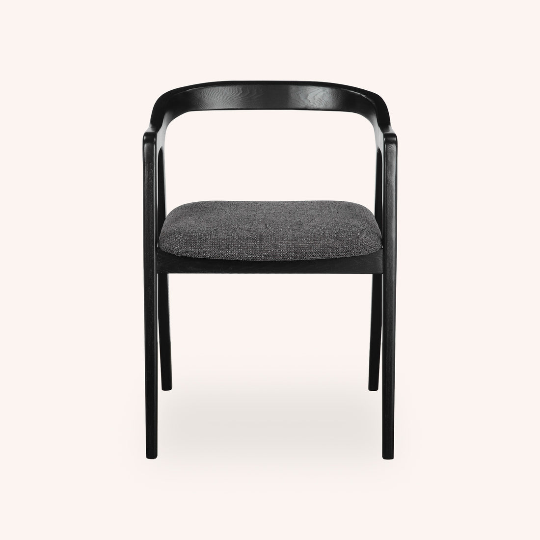 Silla de Comedor Pedro - GRIS Y NEGRO