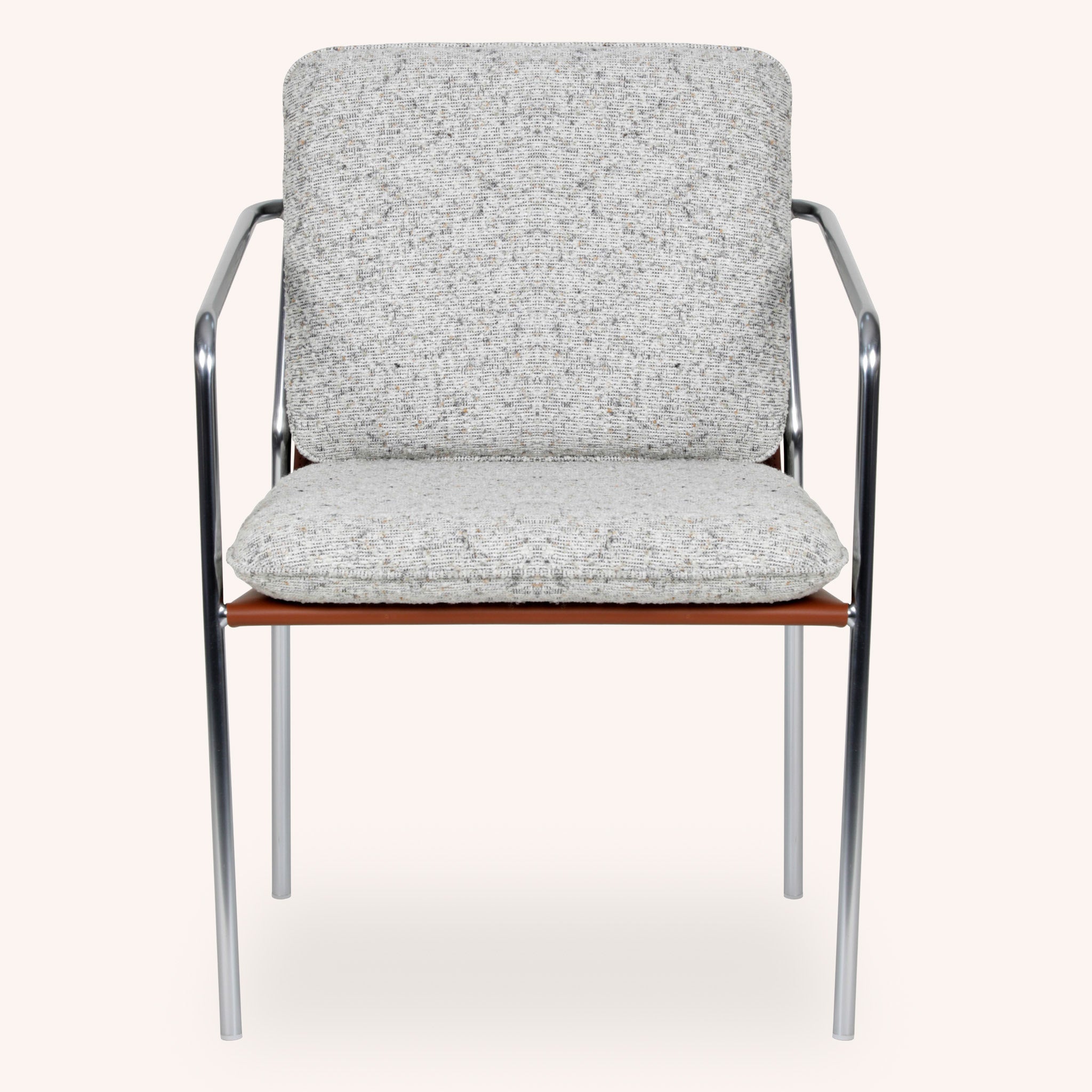 Silla de Comedor Steward - GRIS CLARO/PLAT