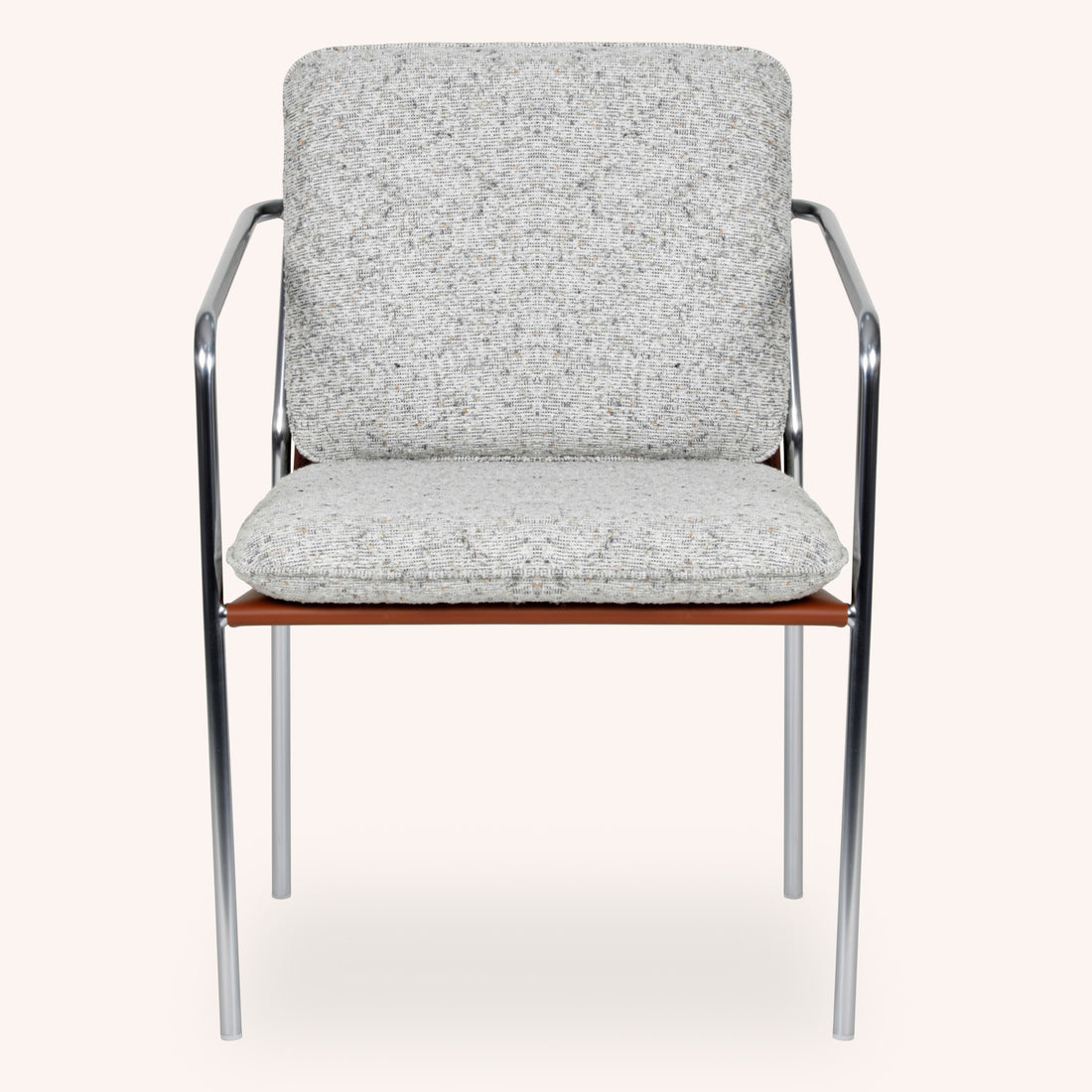 Silla de Comedor Steward - GRIS CLARO/PLAT