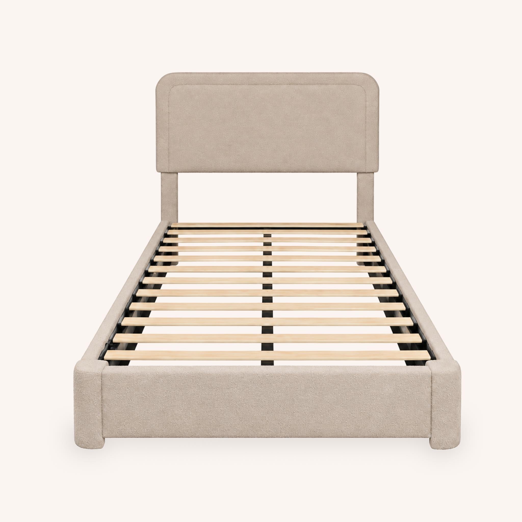 Cama Twin Bensu - TAUPE