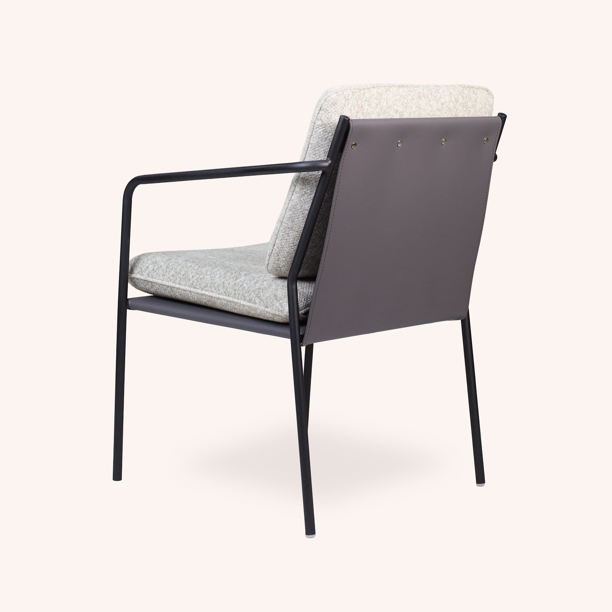Silla de Comedor Steward - BLANCO/NEG