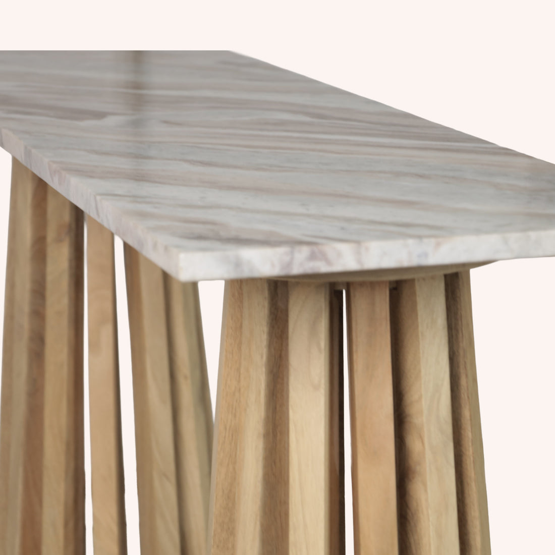 Consola Hema - BLANCO/ROBLE