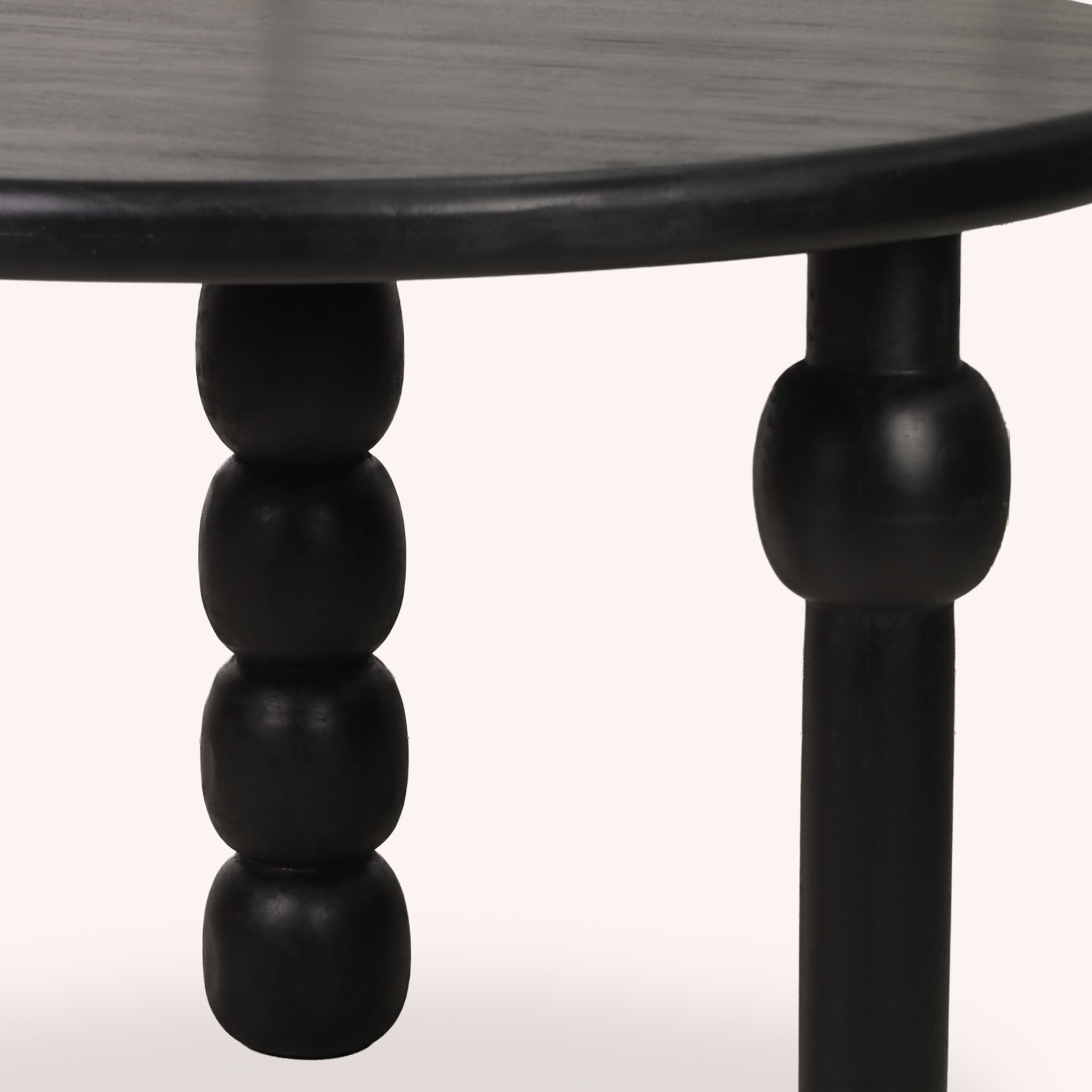 Mesa de Comedor Redonda Marg - NEGRO