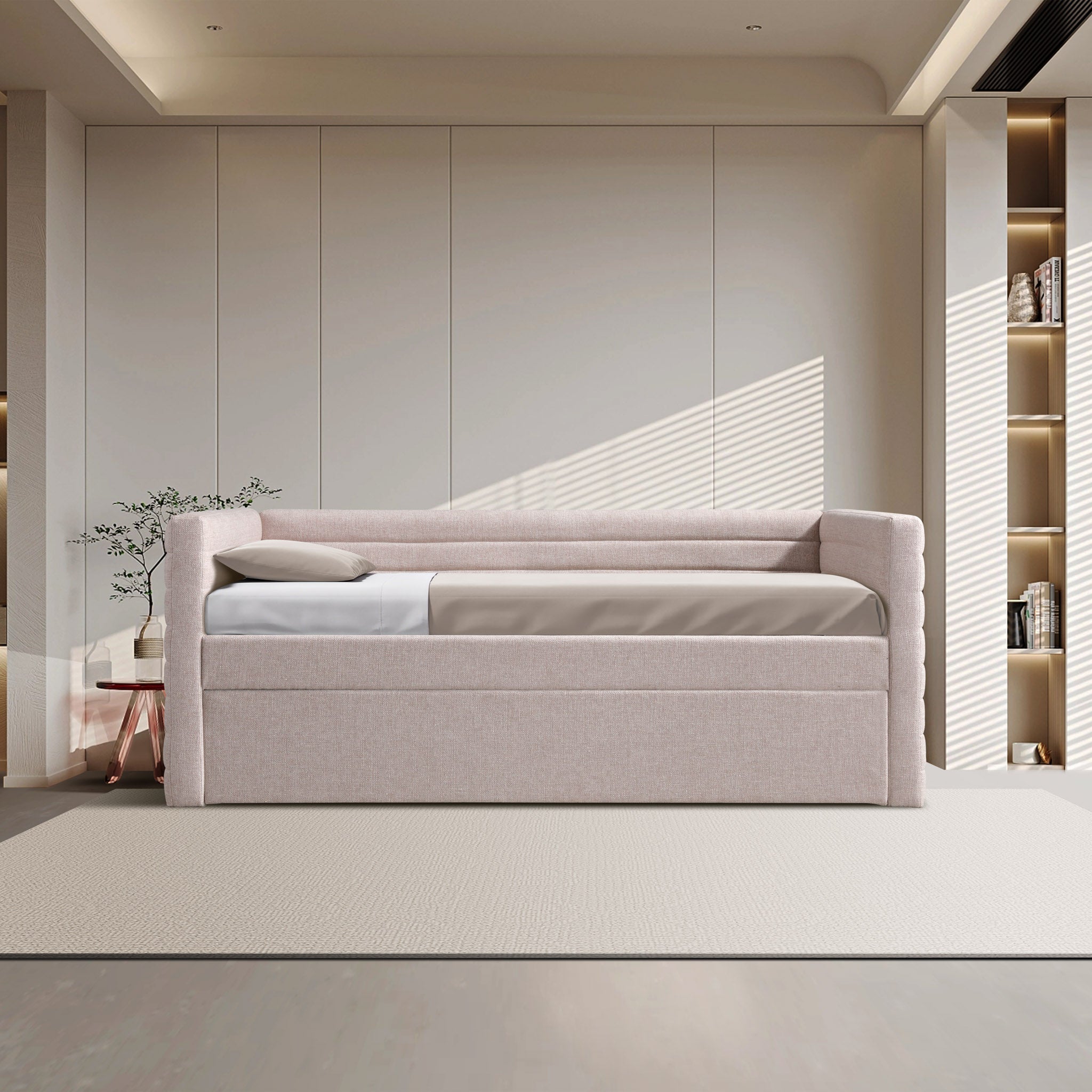 Cama Daybed Twin Patrick - ROSADO