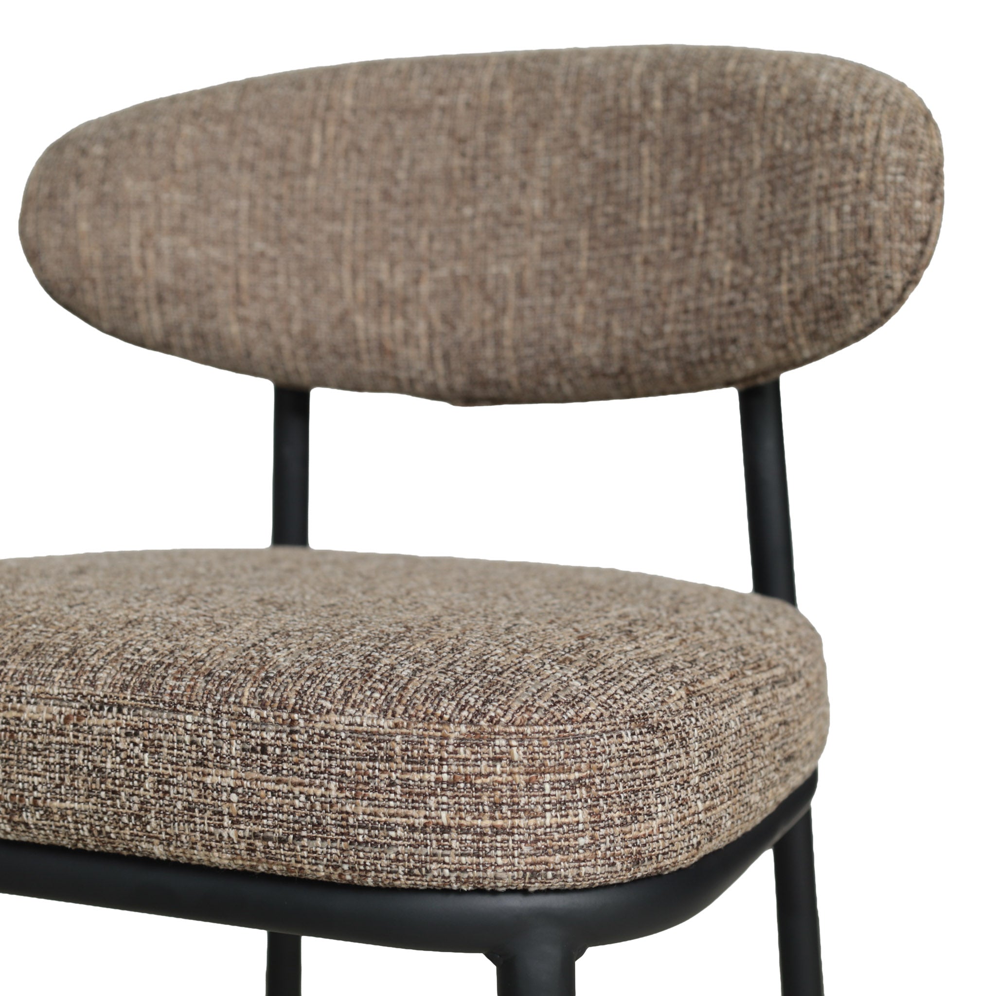 Silla de Bar Redding - BEIGE Y CHOCOLATE