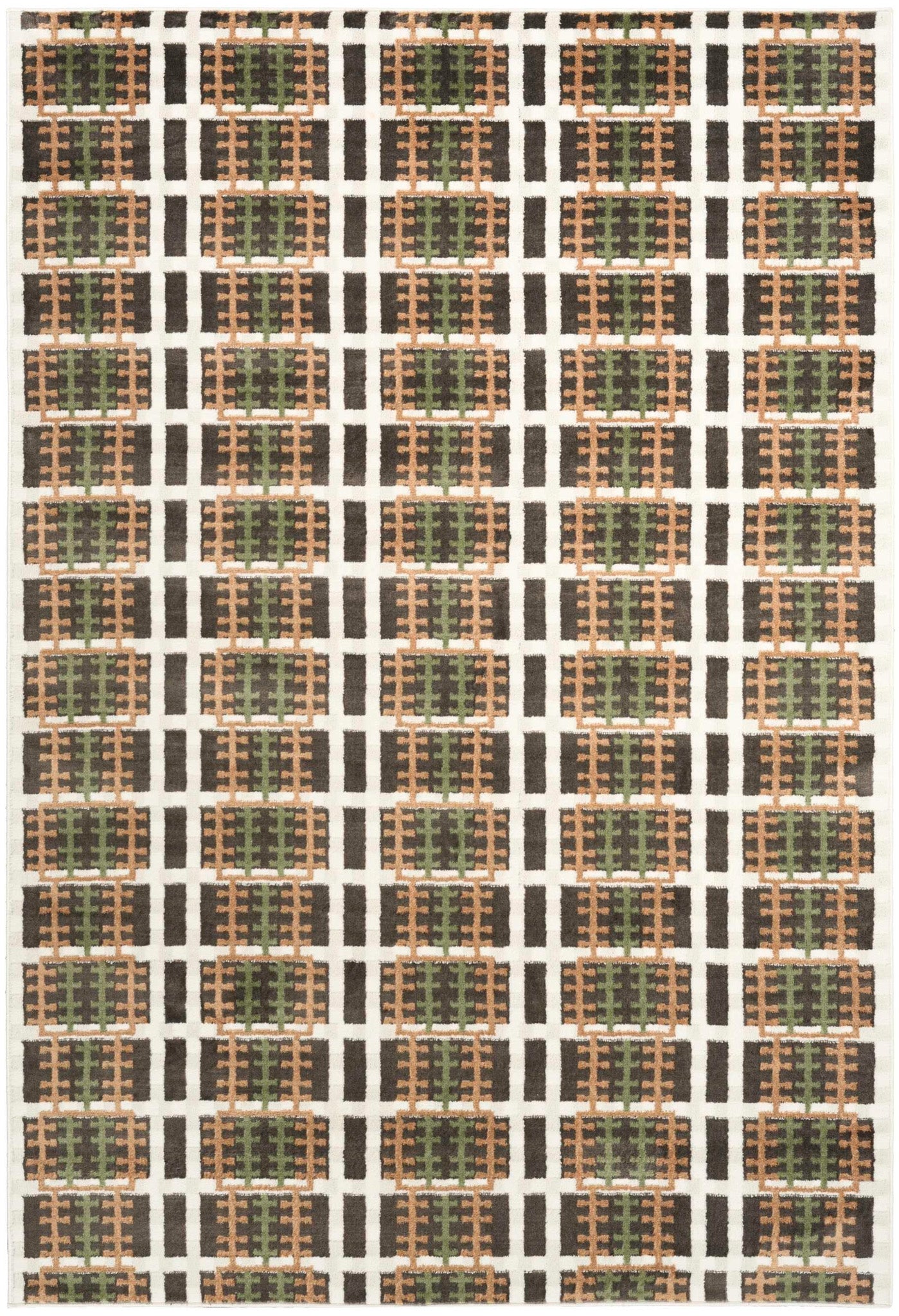 Alfombra Rectangular Retro - CHOCO