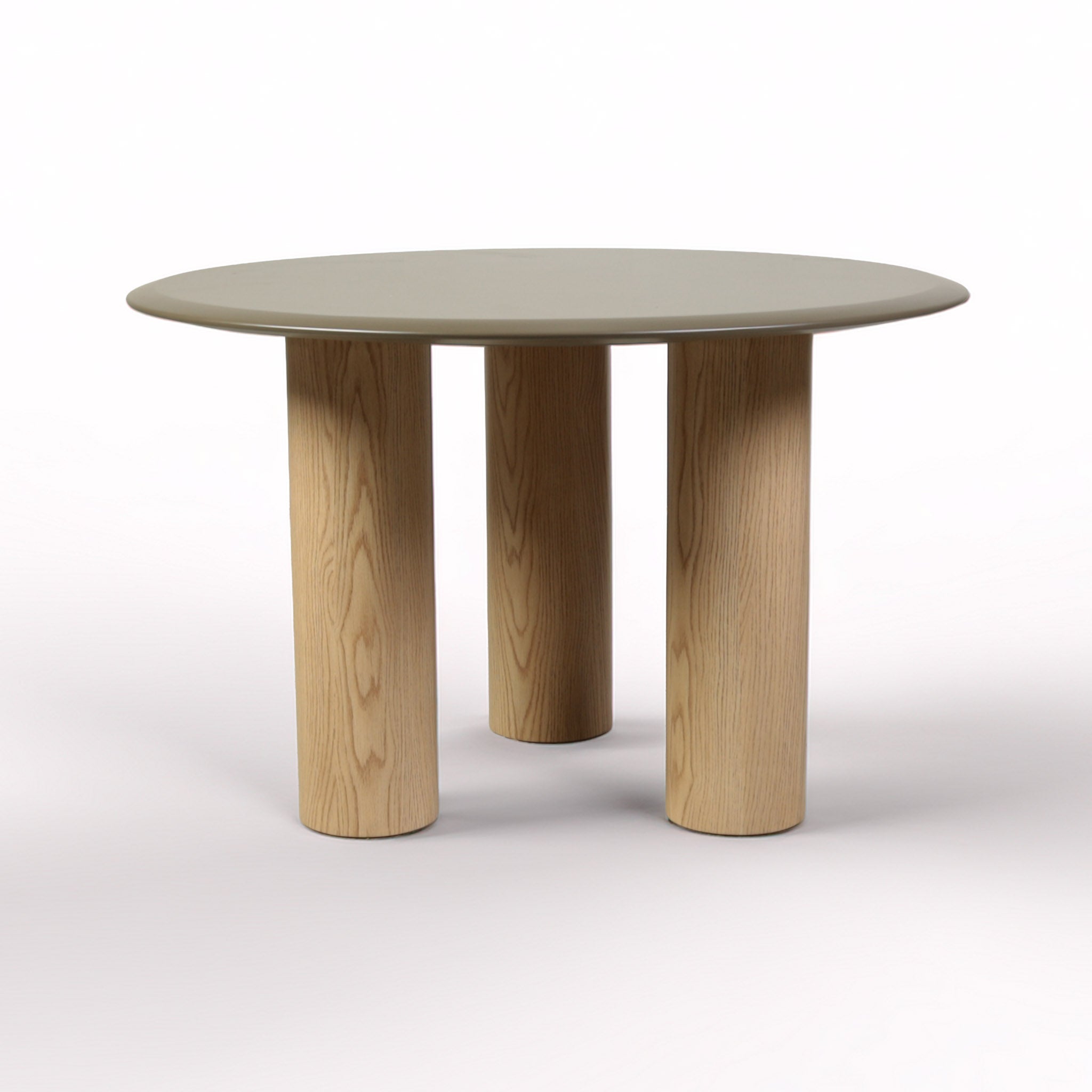 Mesa de Comedor Redonda Arabella - VERDE Y NATURAL