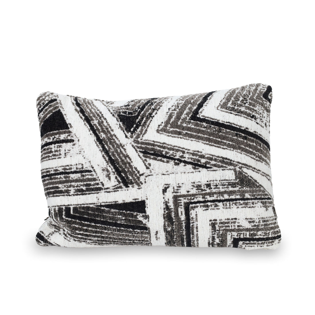 Cojín Rectangular Deondri - OFF WHITE NEGRO Y GRIS