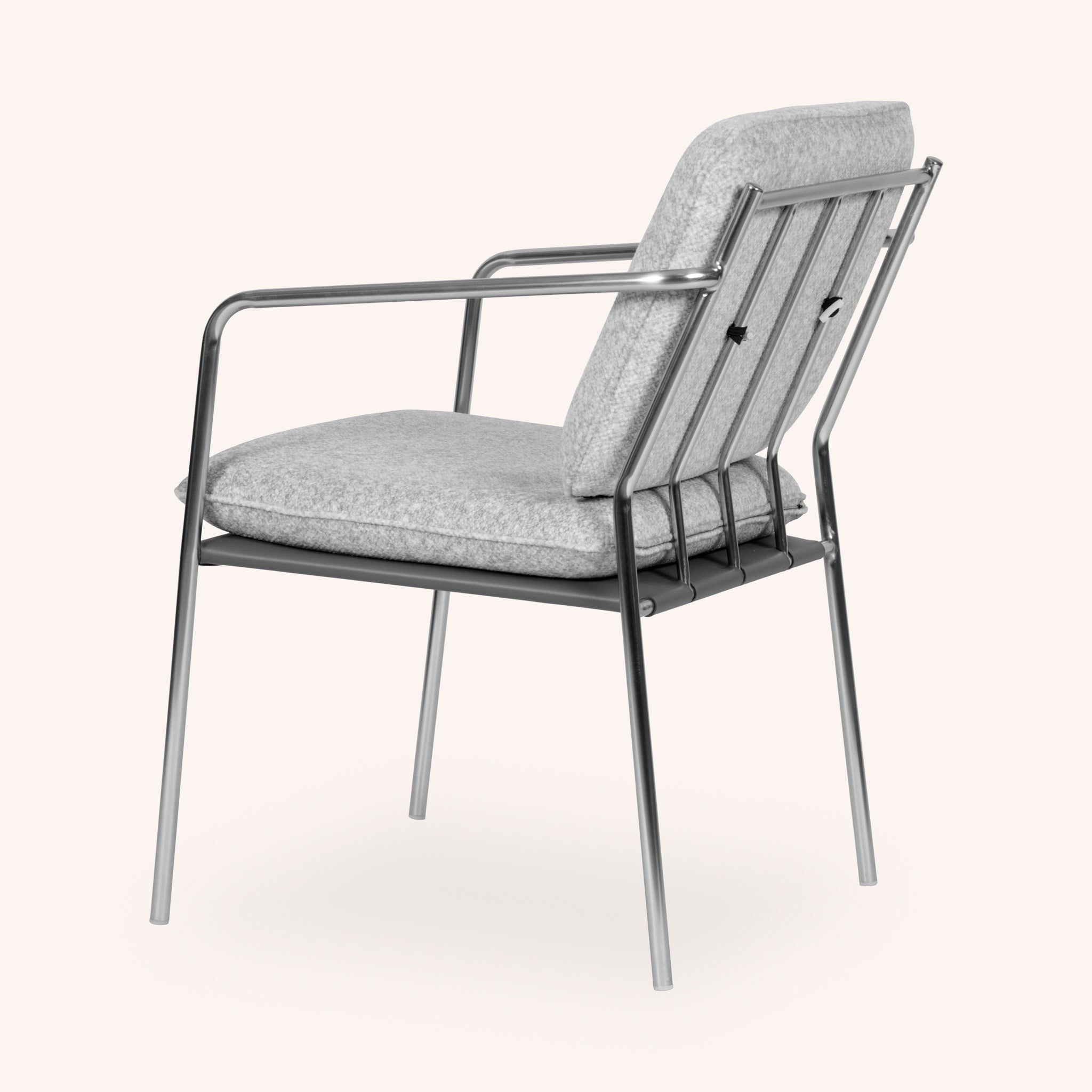 Silla de Comedor Steward - BLANCO/PLAT