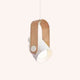 Lámpara de Techo Pivot - Blanco y Madera