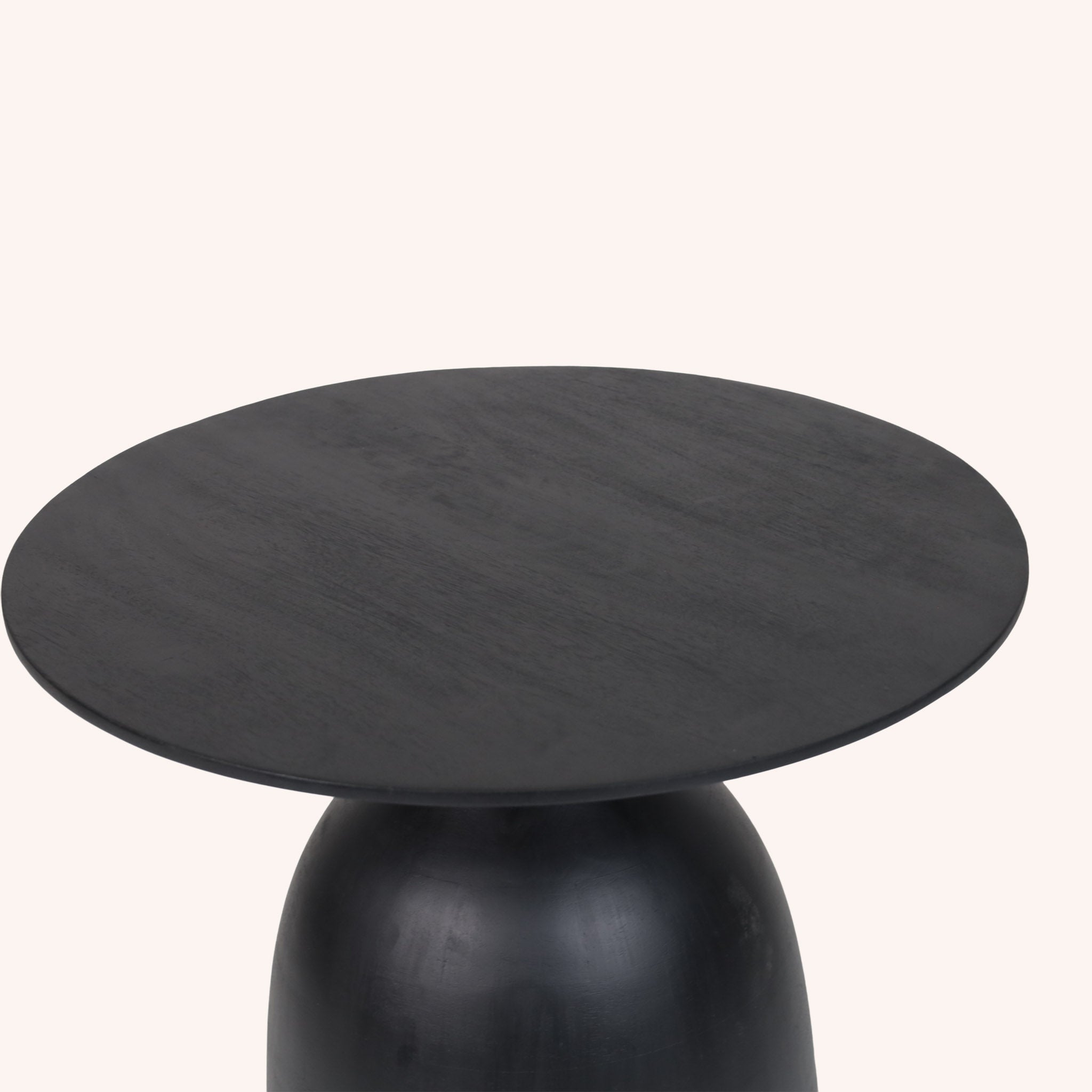 Mesa Lateral Redonda Himal - NEGRO