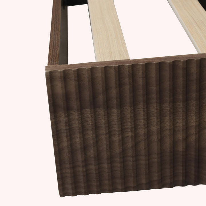 Base para Cama Twin Ebern - WALNUT