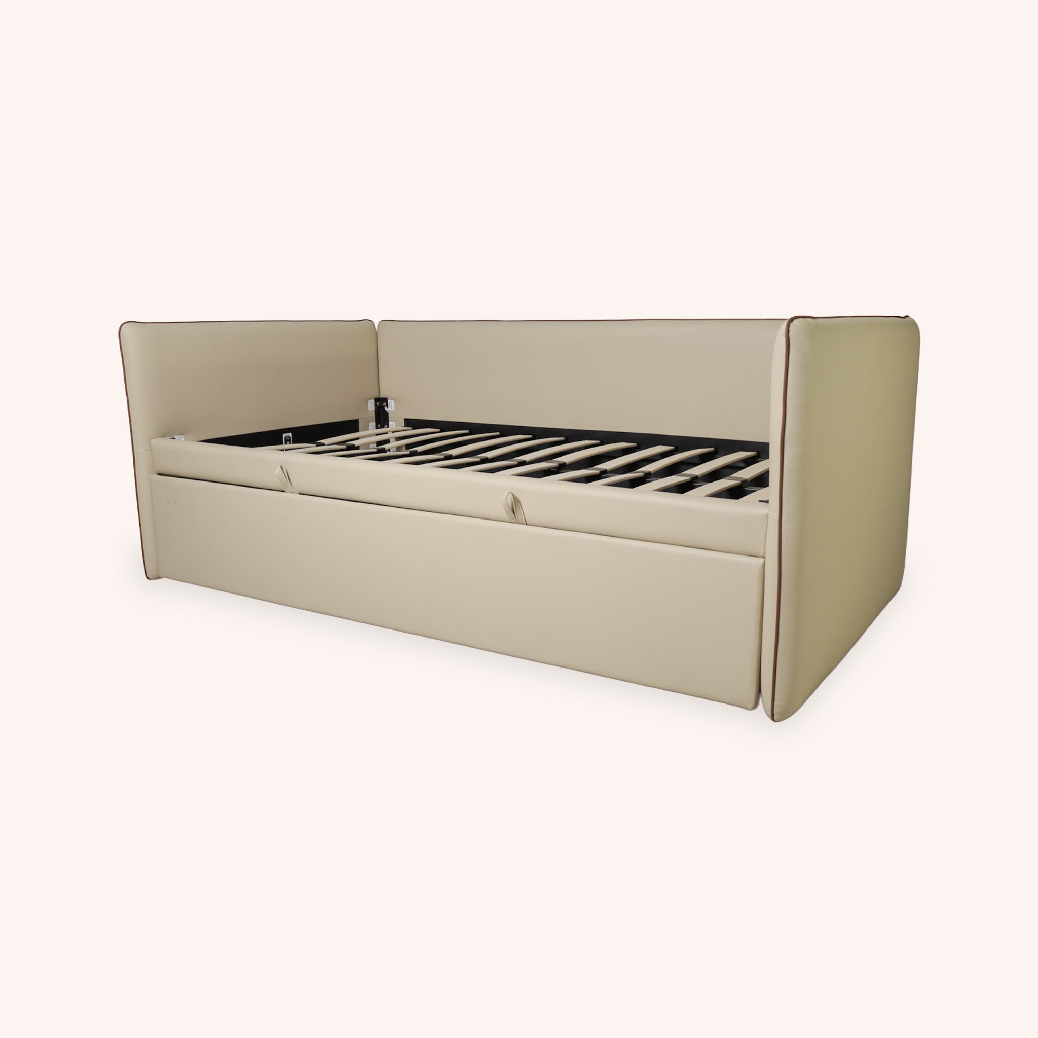 Cama Daybed Twin Andy - BEIGE Y CHOCOLATE