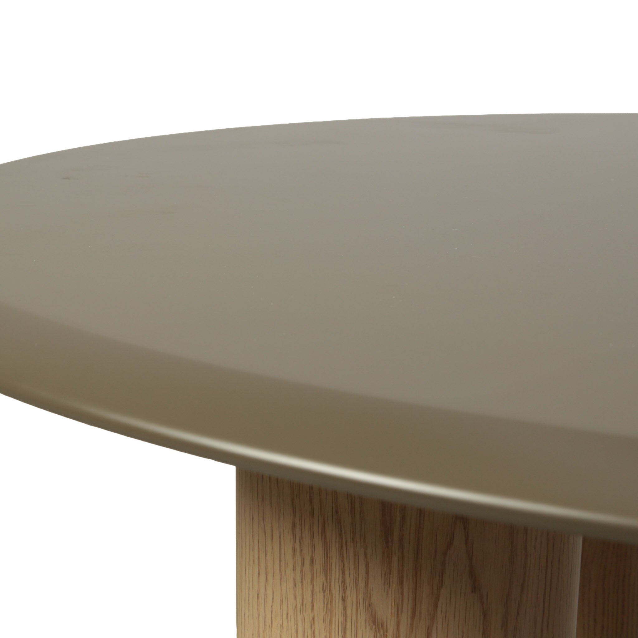 Mesa de Comedor Redonda Arabella - VERDE Y NATURAL