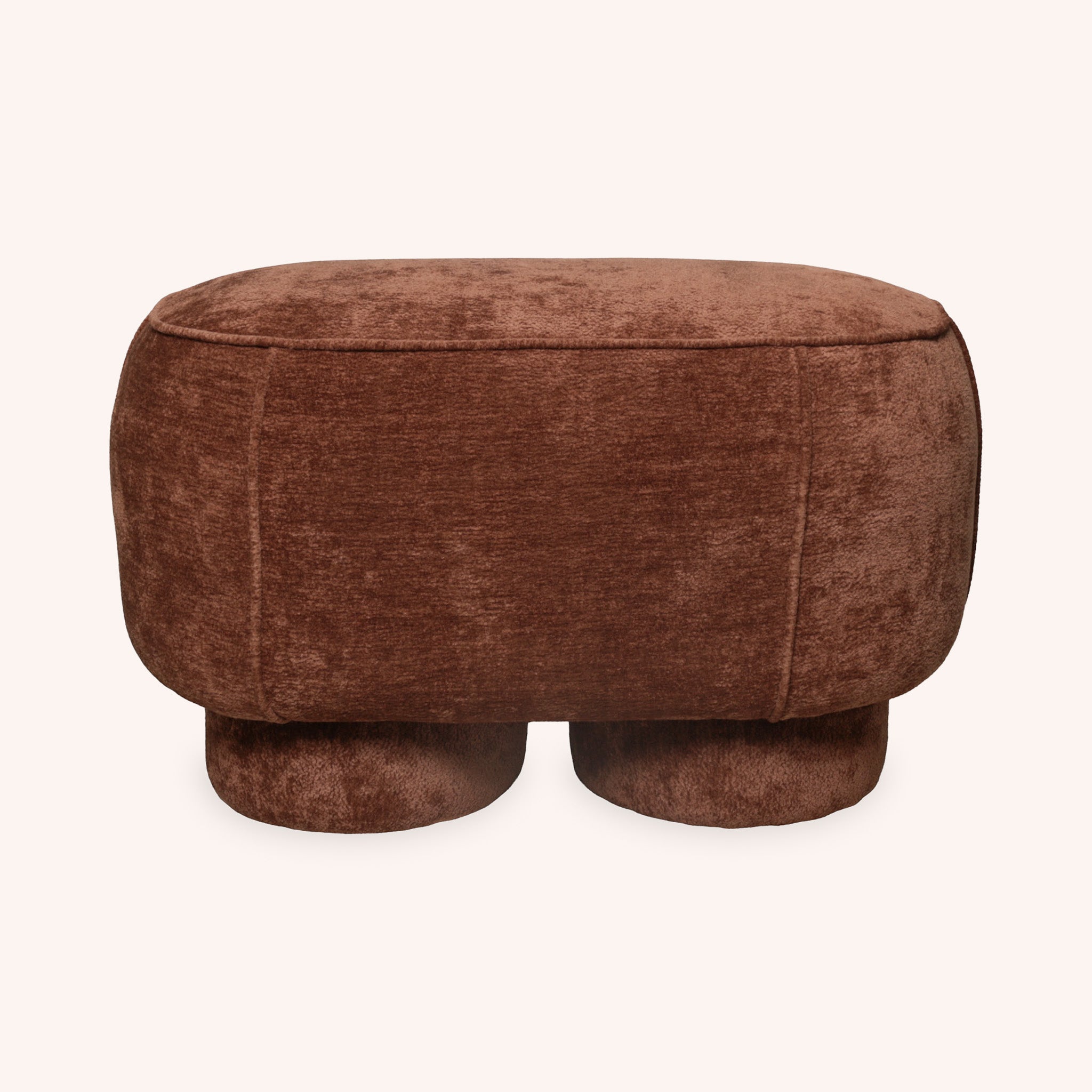 Ottoman Ovalado Lyra - TERRACOTA