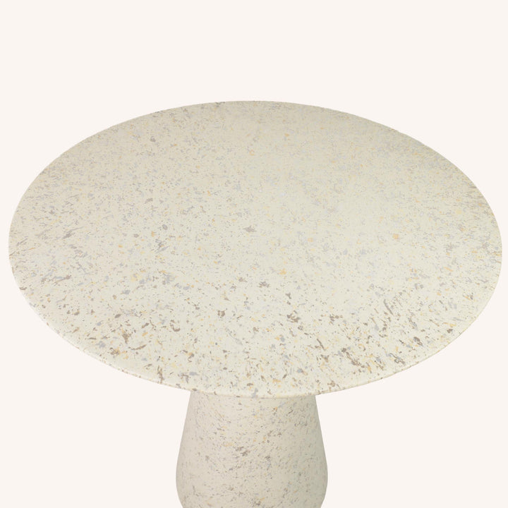 Mesa de Comedor Redonda Tapiro - CREMA