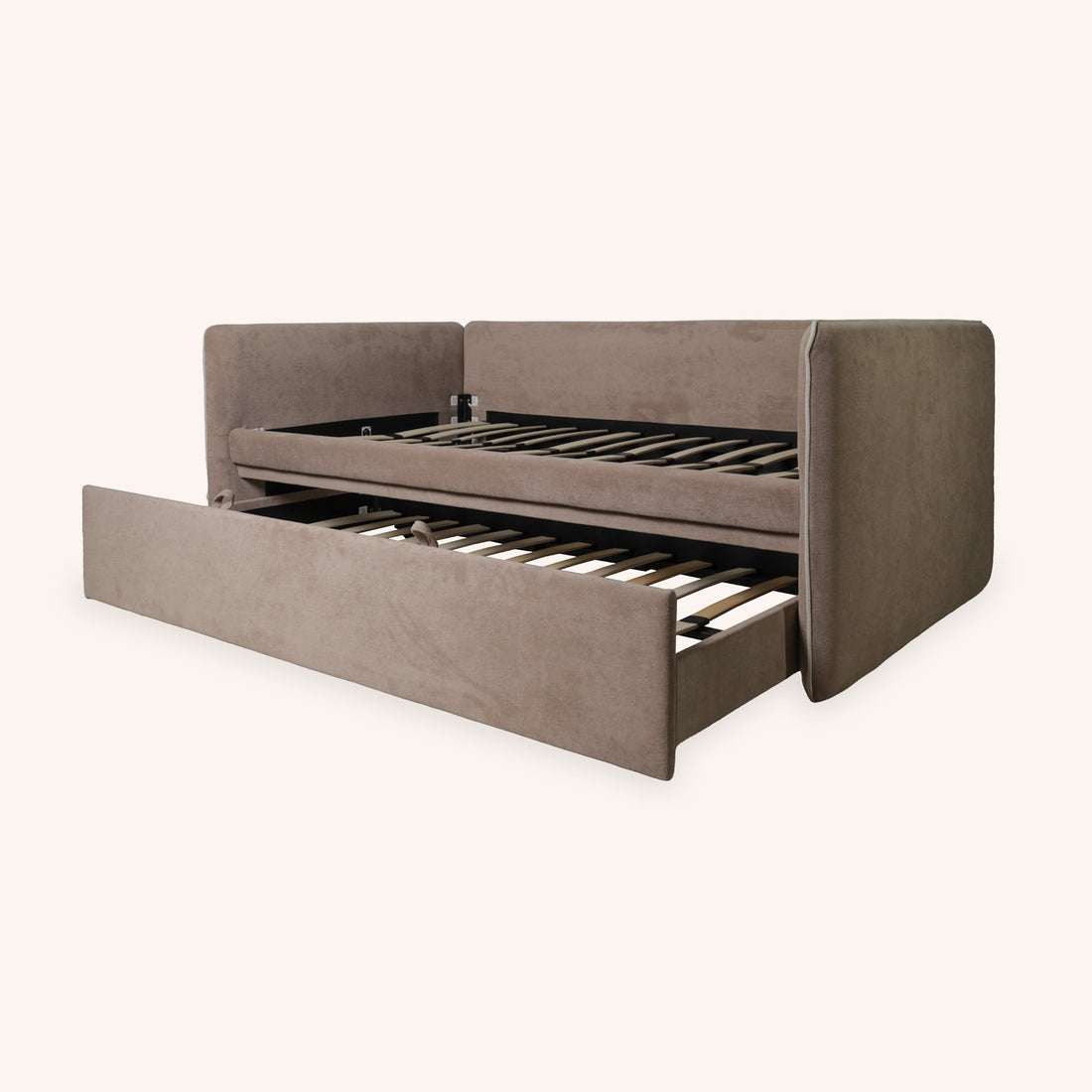 Cama Daybed Twin Andy - CHOCOLATE Y OFF WHITE