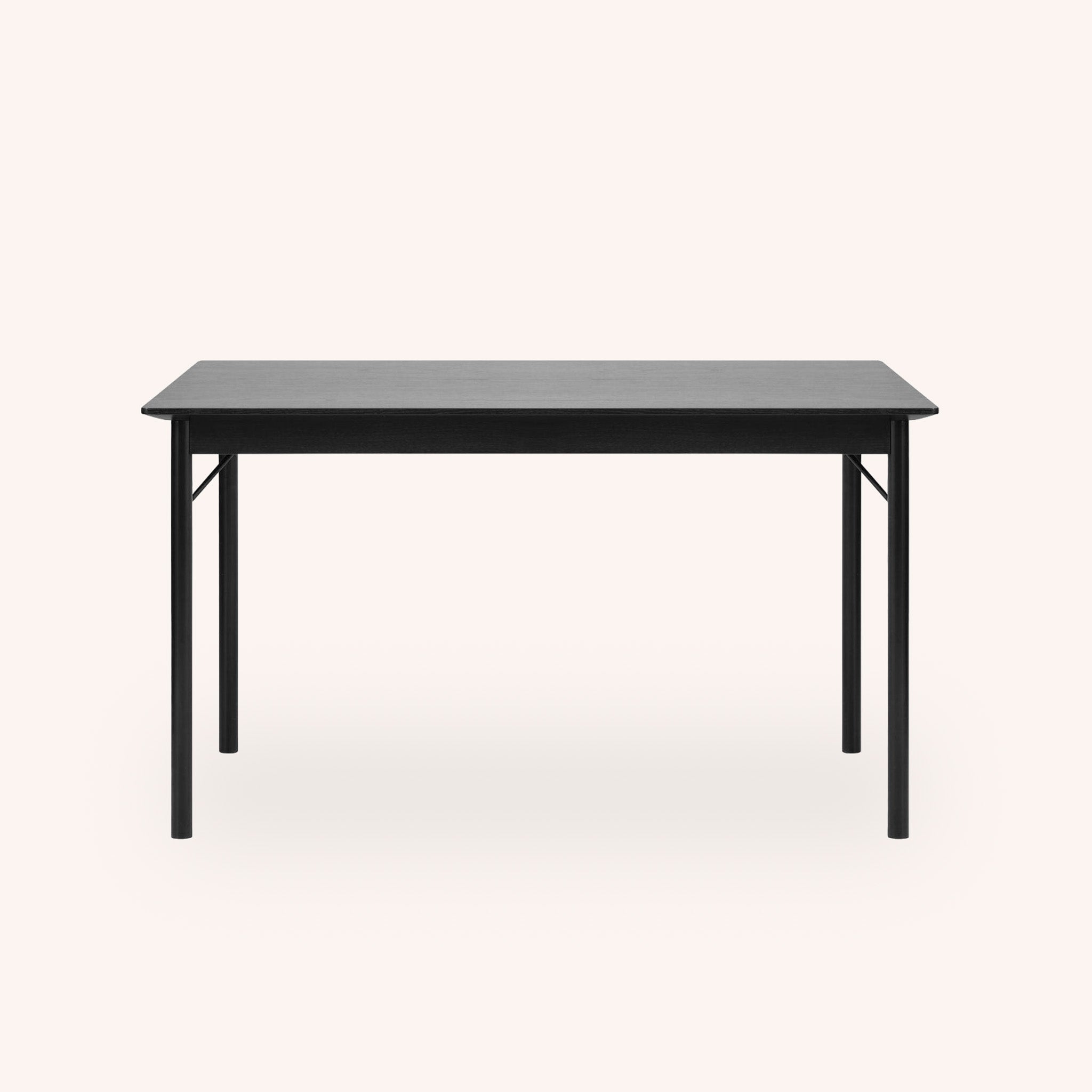 Mesa de Comedor Rectangular Savona - NEGRO - 1.4M