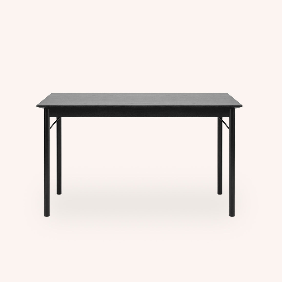 Mesa de Comedor Rectangular Savona - NEGRO - 1.4M