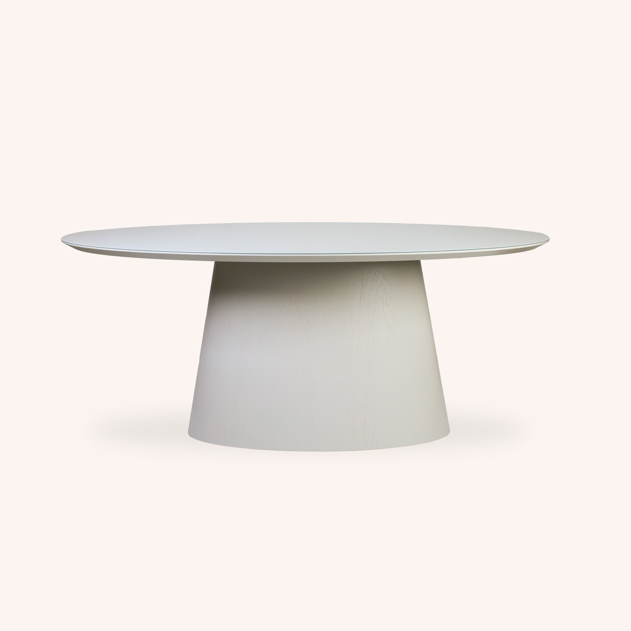 Mesa de Comedor Ovalada Verona - OFF WHITE
