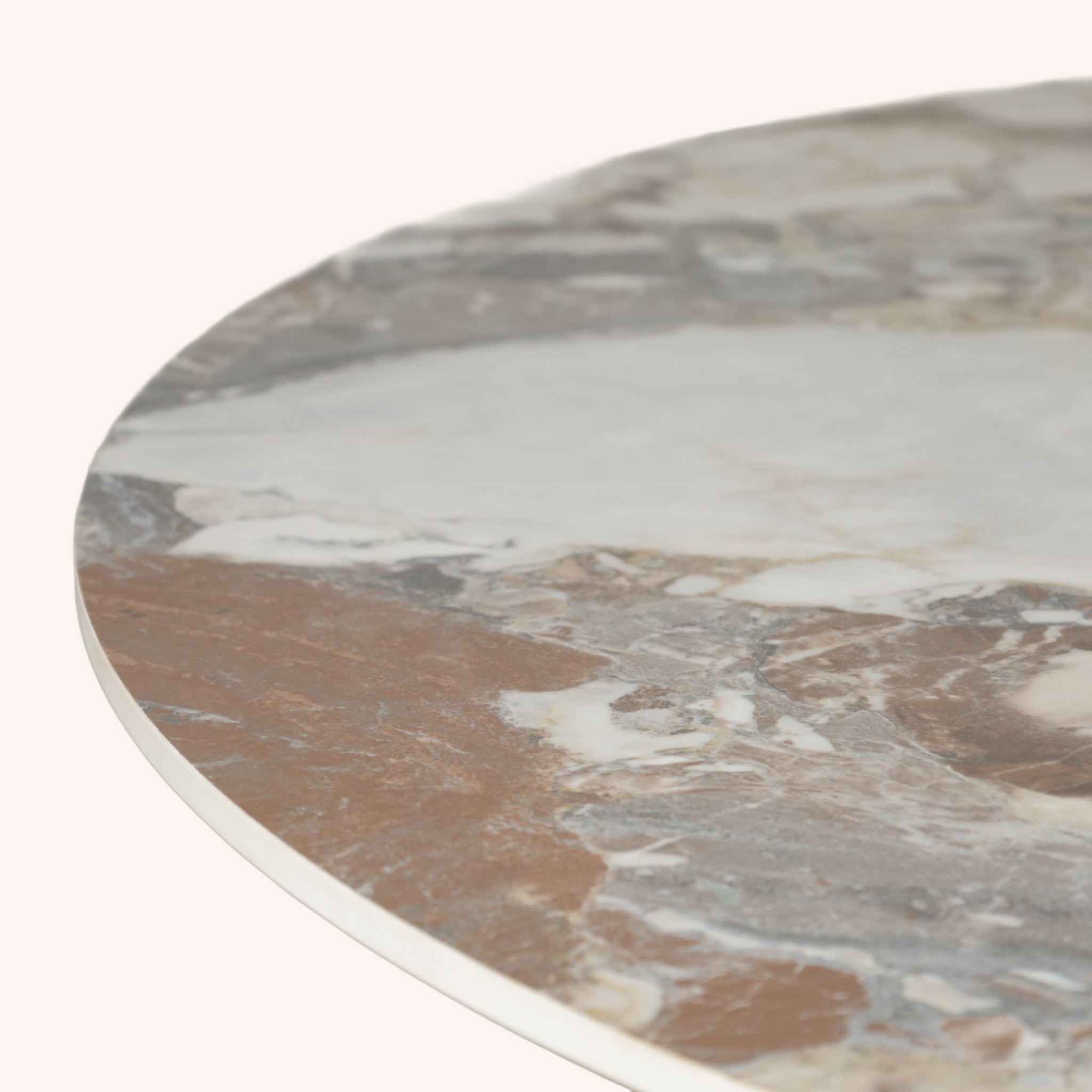 Mesa de Comedor Norad - BLANCO CHOCOLATE  BEIGE Y NEGRO