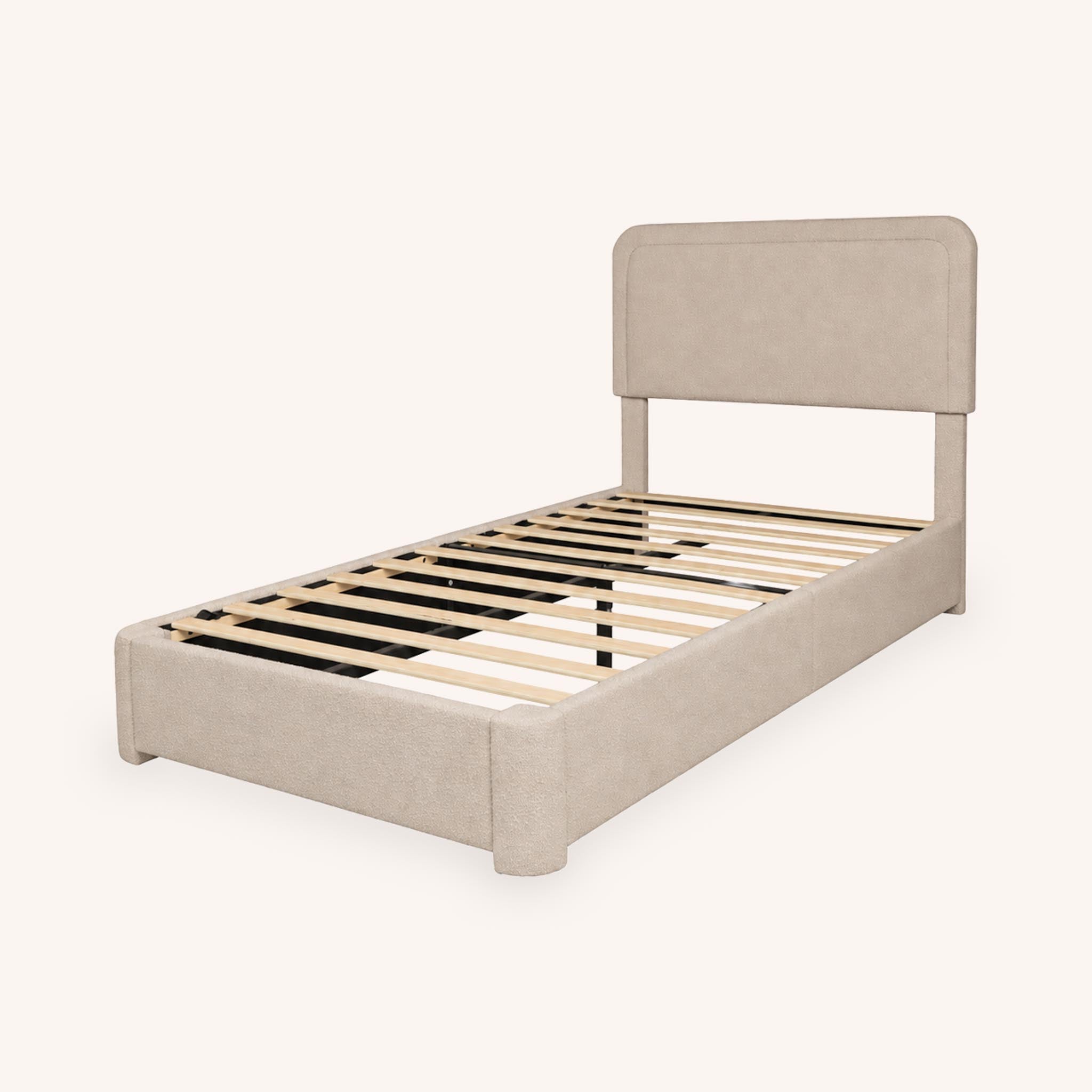Cama Twin Bensu - TAUPE