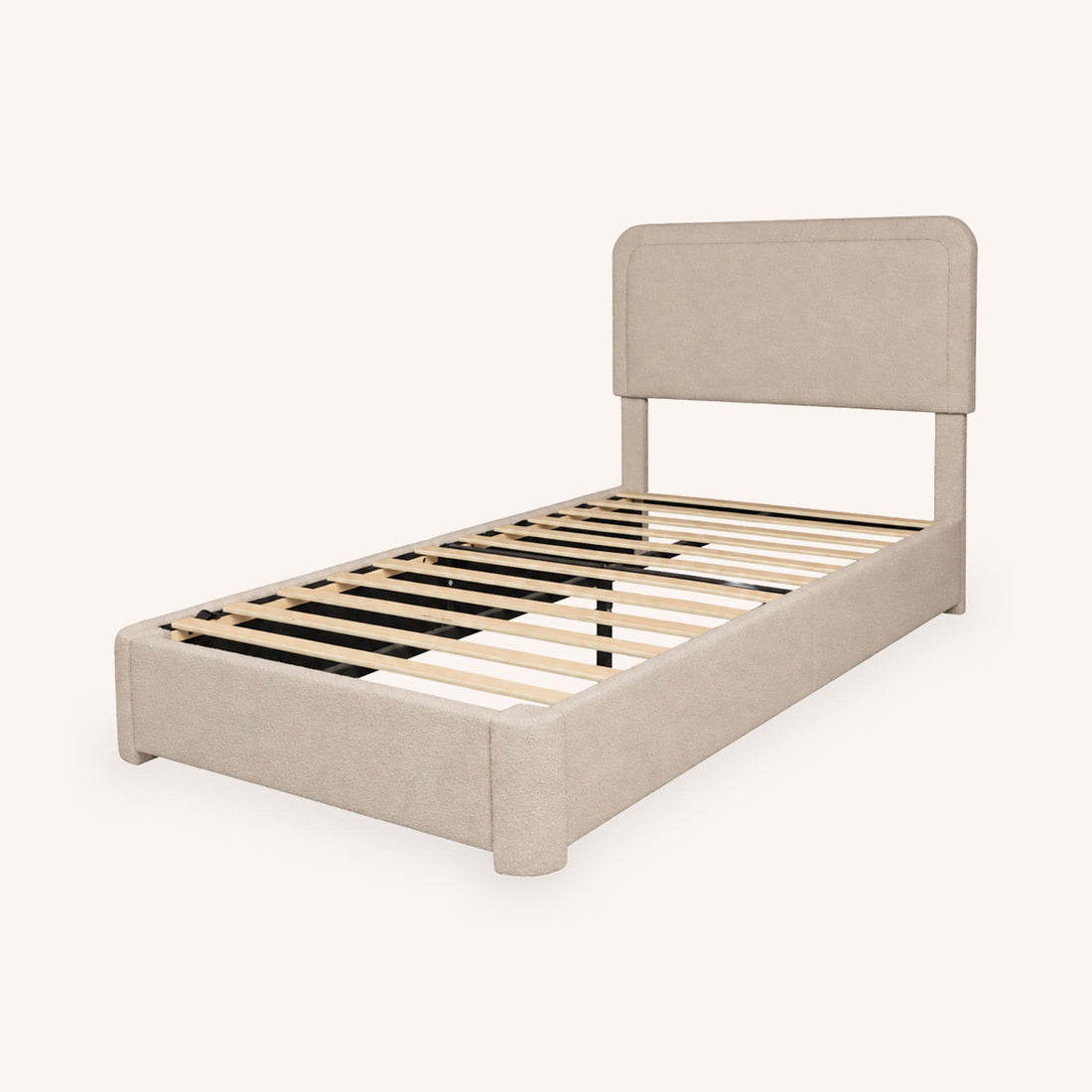 Cama Twin Bensu - TAUPE