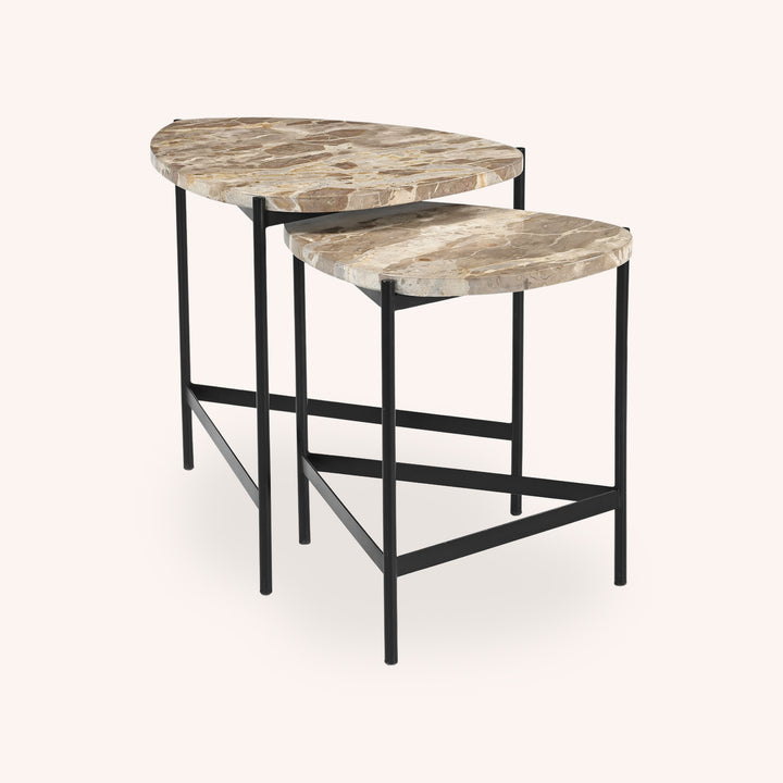 Mesa Lateral Riya - BEIGE